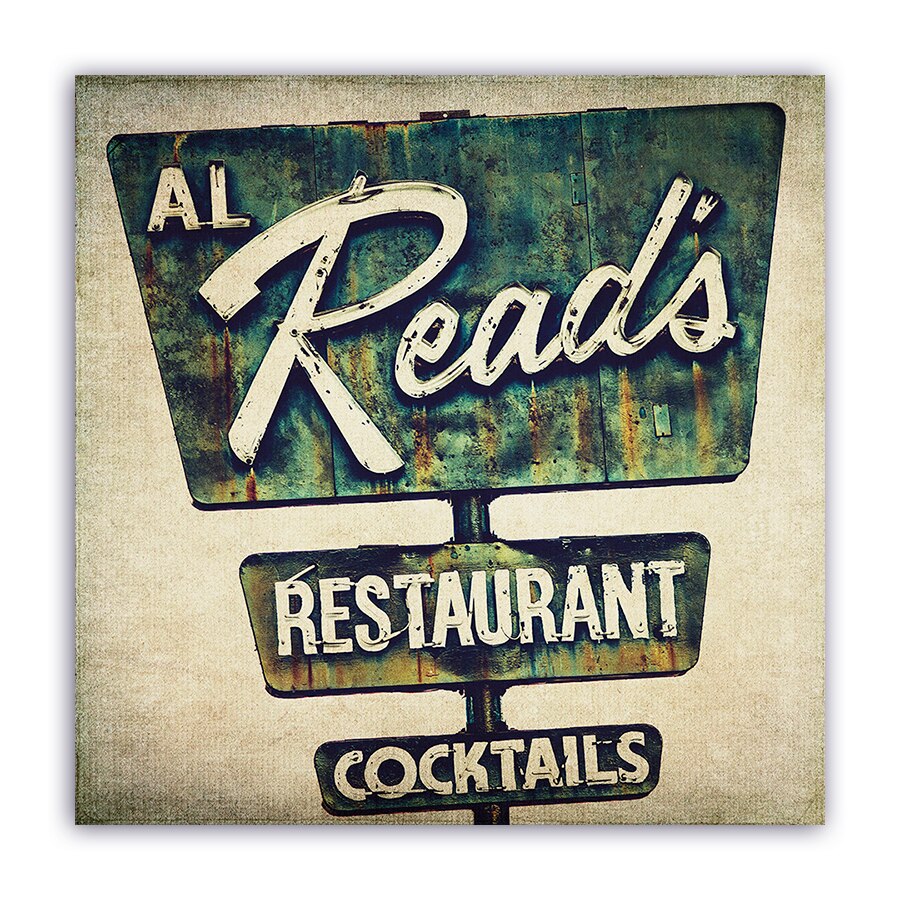 Tablou Canvas - Retro, Restaurant, 80 x 80 cm