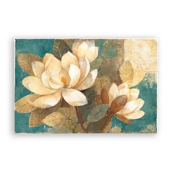 Tablou Canvas - Vintage, Flori, Bujori, 50 x 70 cm Tablou Canvas - Vintage, Flori, Bujori, 50 x 70 cm