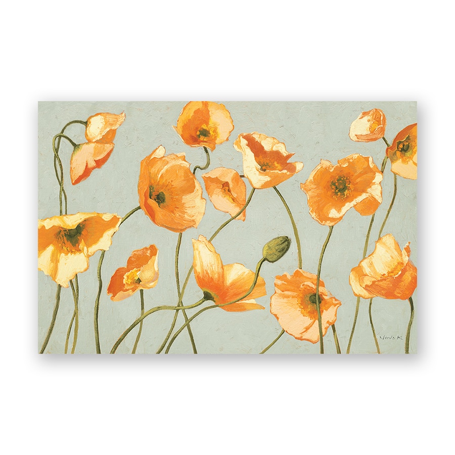 Tablou Canvas - Floare, Narcis, Portocaliu, 75 x 100 cm