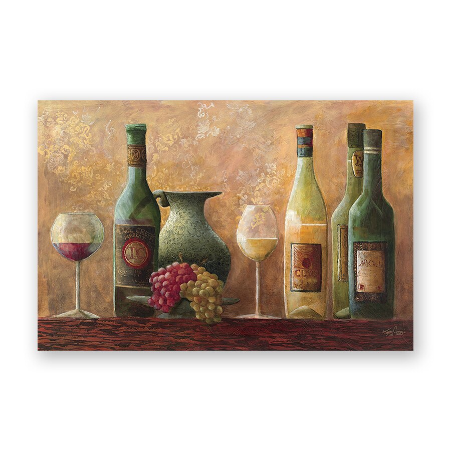Tablou Canvas - VIn, Natura Moarta, Sticla, 75 x 100 cm