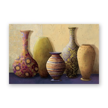 Tablou Canvas - Natura Moarta, Vase, Forme, 90 x 120 cm Tablou Canvas - Natura Moarta, Vase, Forme, 90 x 120 cm