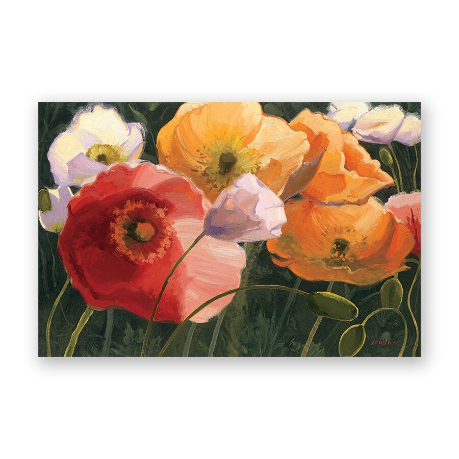 Tablou Canvas - Floral, Mac, Multicolor, 90 x 120 cm