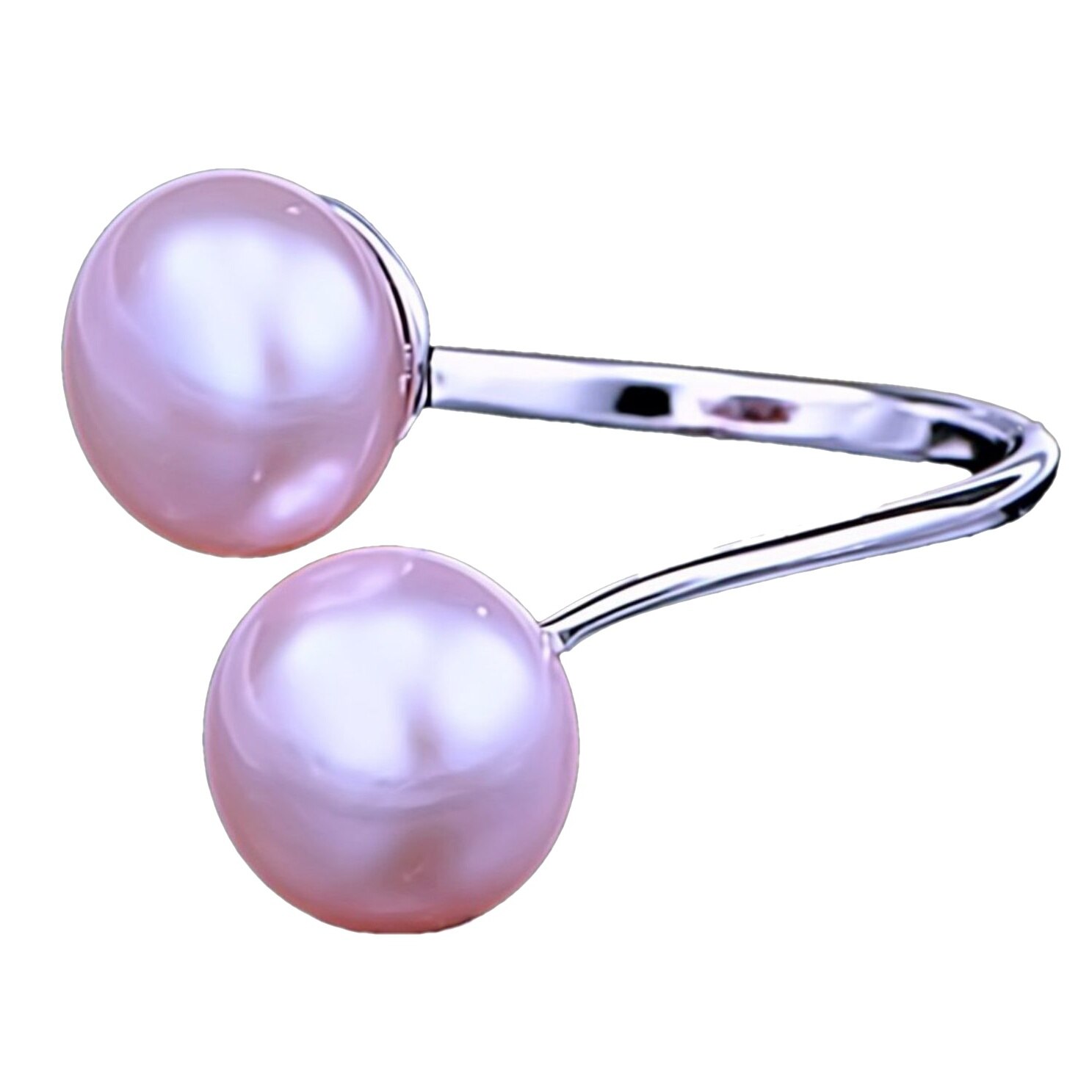 Inel din Argint 925 cu Perle Naturale, Pearl Purple