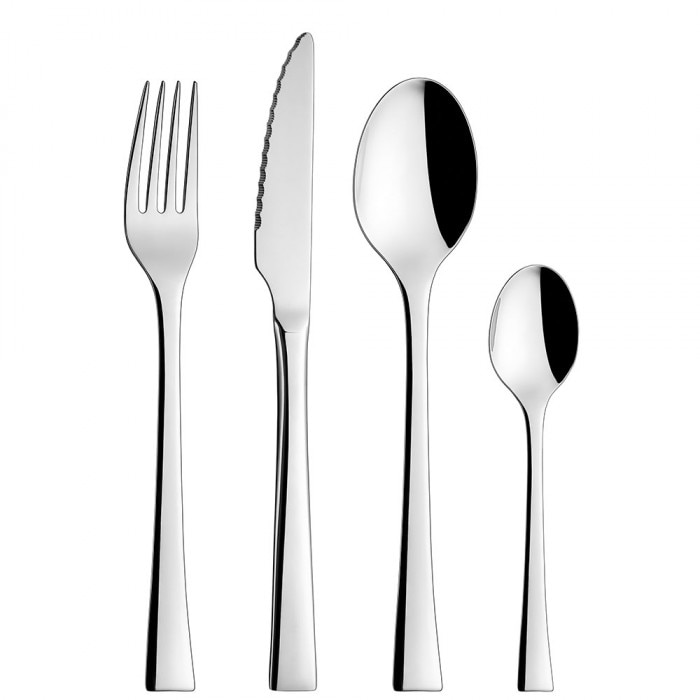 Set tacamuri Vanity, 24 piese, inox