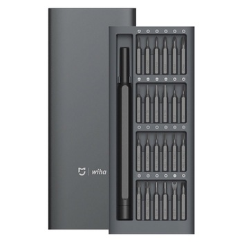 Set surubelnita de precizie Xiaomi Wiha, 24 biti otel S2, cutie aliaj aluminiu Set surubelnita de precizie Xiaomi Wiha, 24 biti otel S2, cutie aliaj aluminiu