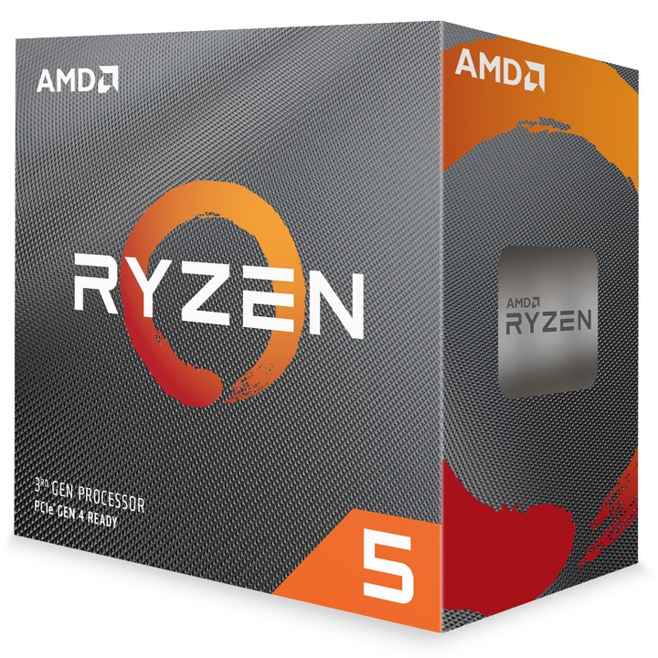Процесор AMD Ryzen 5 3600, 35MB, 3,6GHz/4,2GHz Boost, Socket AM4, Охладител Wraith Spire