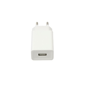 Incarcator de perete Platinet 44753, 1 X USB, 2A ,cu protectie la scurtcircuit, alb Incarcator de perete Platinet 44753, 1 X USB, 2A ,cu protectie la scurtcircuit, alb
