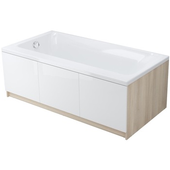Pachet Complet Cada Acril Cersanit Smart 160x80 + Masca Frontala MDF Alb cu depozitare, Cadru Metalic, Sifon Evacuare - DREAPTA Pachet Complet Cada Acril Cersanit Smart 160x80 + Masca Frontala MDF Alb cu depozitare, Cadru Metalic, Sifon Evacuare - DREAPTA