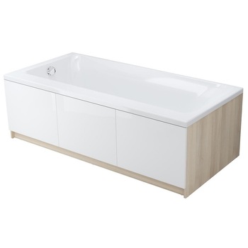Pachet Complet Cada Acril Cersanit Smart 170x80 + Masca Frontala MDF Alb cu depozitare, Cadru Metalic, Sifon Evacuare - DREAPTA Pachet Complet Cada Acril Cersanit Smart 170x80 + Masca Frontala MDF Alb cu depozitare, Cadru Metalic, Sifon Evacuare - DREAPTA