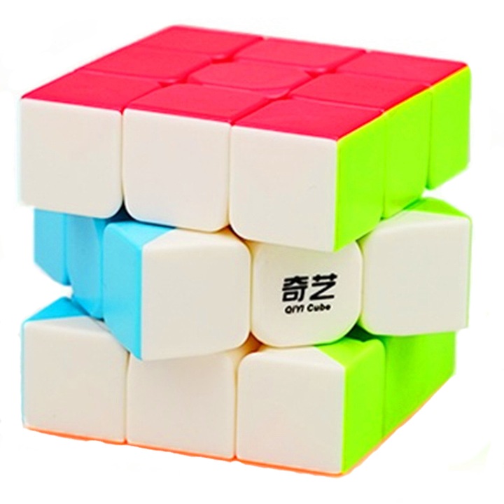 BV Rubik kocka, 3x3x3, QiYi Warrior matrica nélküli, 54CUB