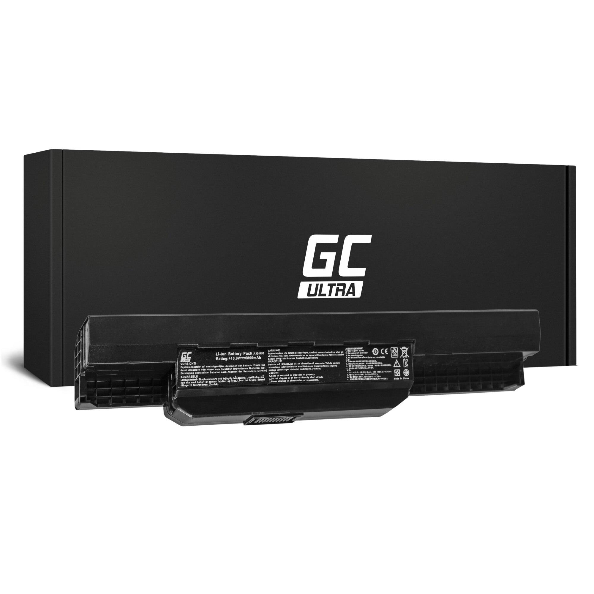 Baterie laptop ULTRA serie A31-K53 A32-K53 A41-K53 A42-K53 pentru Asus A537 K53 K53E K53S K53SV X53 X53S X53U X54 X54C X54F X54H acumulator marca Green Cell