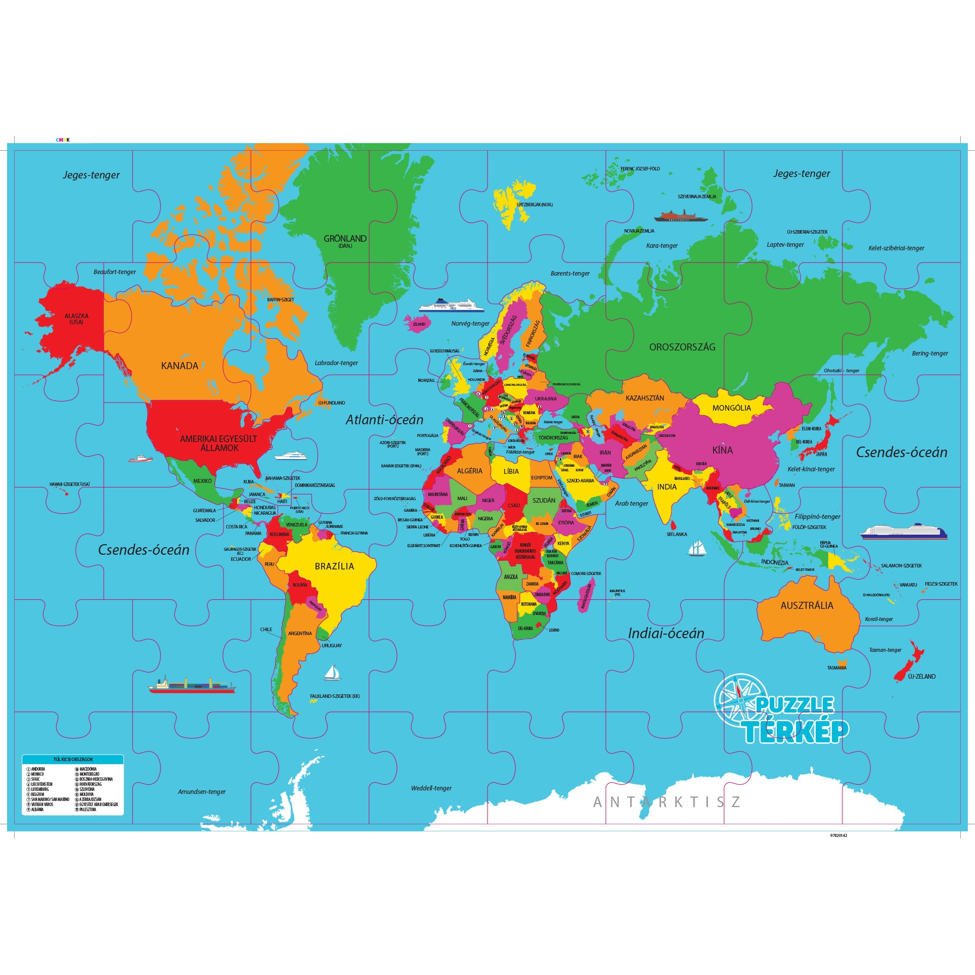 föld térkép Regio 62225 Világ térkép magyarul 48 darabos puzzle   eMAG.hu