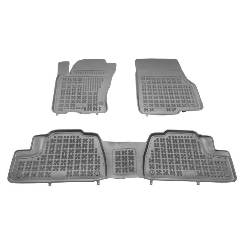 Set 3 covorase auto tip tavita, Cauciuc, pentru MERCEDES M (W163) 02.98-06.05 SUV, Negru