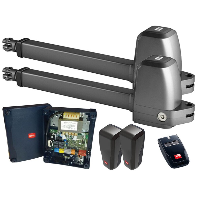Kit automatizare, pentru porti batante, de pana la 400 Kg si lungimea canatului pana la 3 m, Bft, Athos 230V