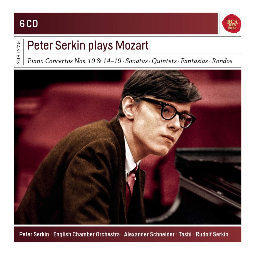 Piano Concertos nos.10&14-19-Sonatas-Quintets-Fantasias-Rondos - Peter Serkin plays Mozart (6CD)