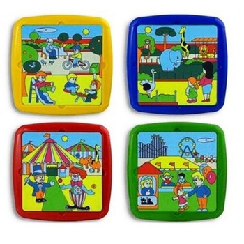 Set Miniland 4 Puzzle Timpul Liber Set Miniland 4 Puzzle Timpul Liber