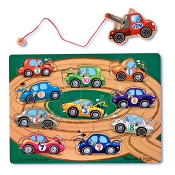 Puzzle Melissa & Doug Magnetic din Lemn Remorcherul Puzzle Melissa & Doug Magnetic din Lemn Remorcherul