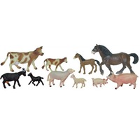 set miniland de 10 figurine animale domestice cu puii imagen 10_0_
0