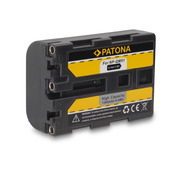 Akkumulátor Patona típusú Sony | NP-FM55H | NP-FM50 | NP-QM51