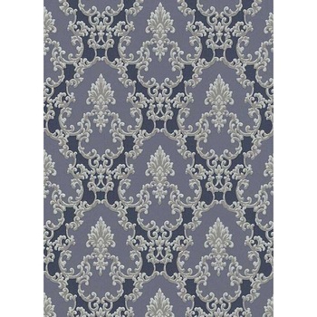 Tapet clasic Palais Royal 0.53m X 10 Albastru, Argintiu Tapet clasic Palais Royal 0.53m X 10 Albastru, Argintiu
