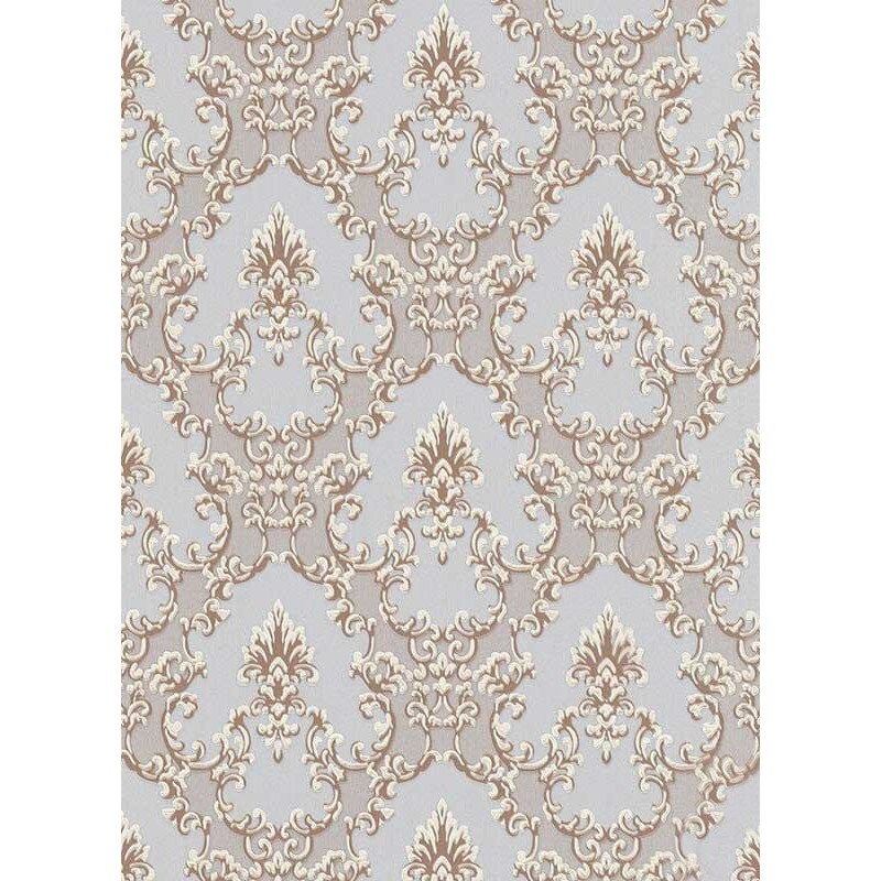 Tapet clasic Palais Royal 0.53m X 10 Albastru,Gri,Maro