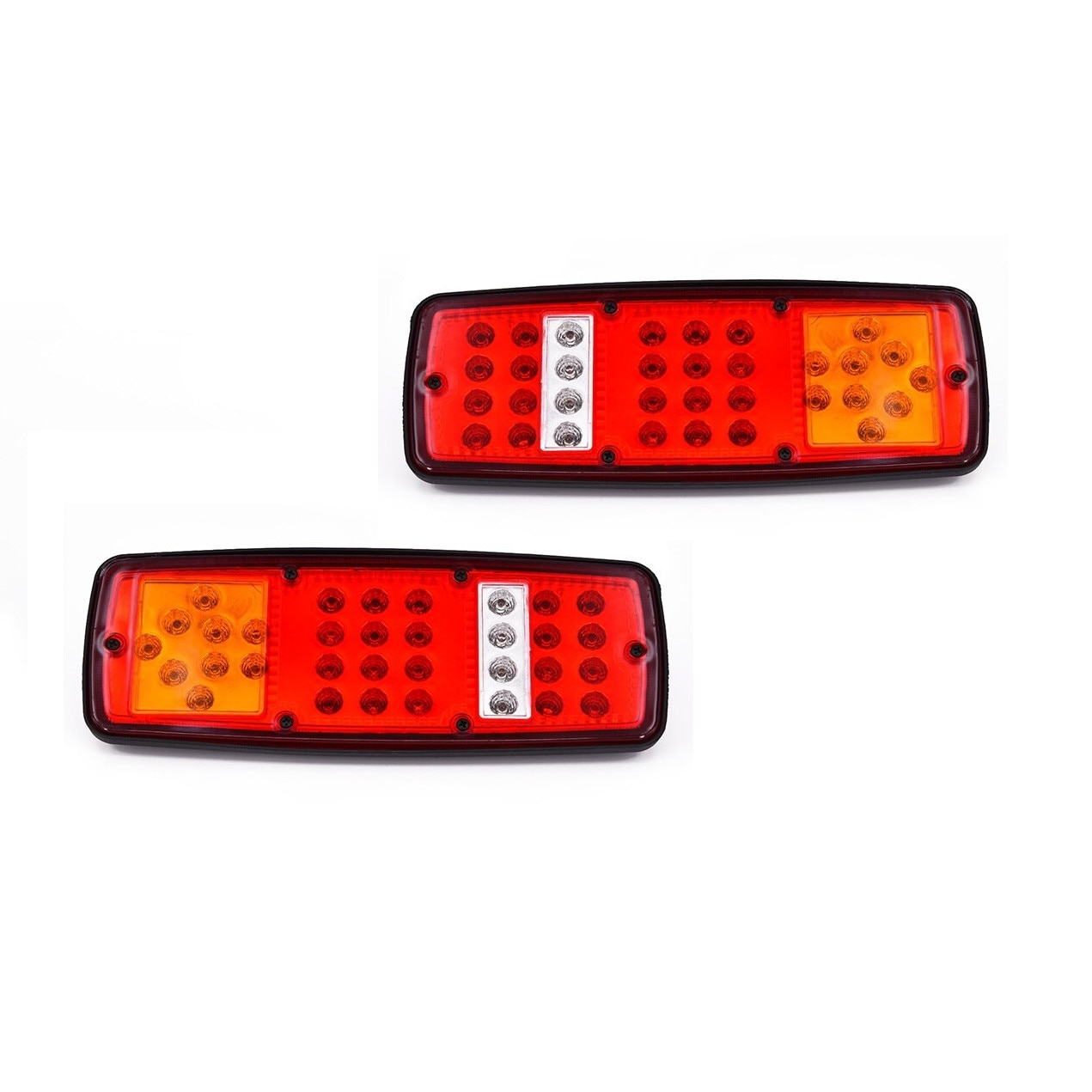 Set de Doua Lampi Auto LED Spate Flexzon, 5 Functii, Remorca, Camion, Trailer, 12V
