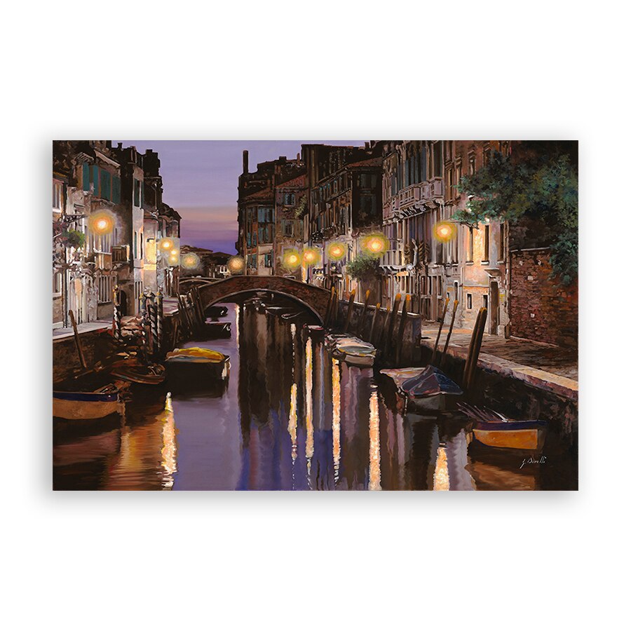 Tablou Canvas - Venetia, Barca, 60 x 80 cm