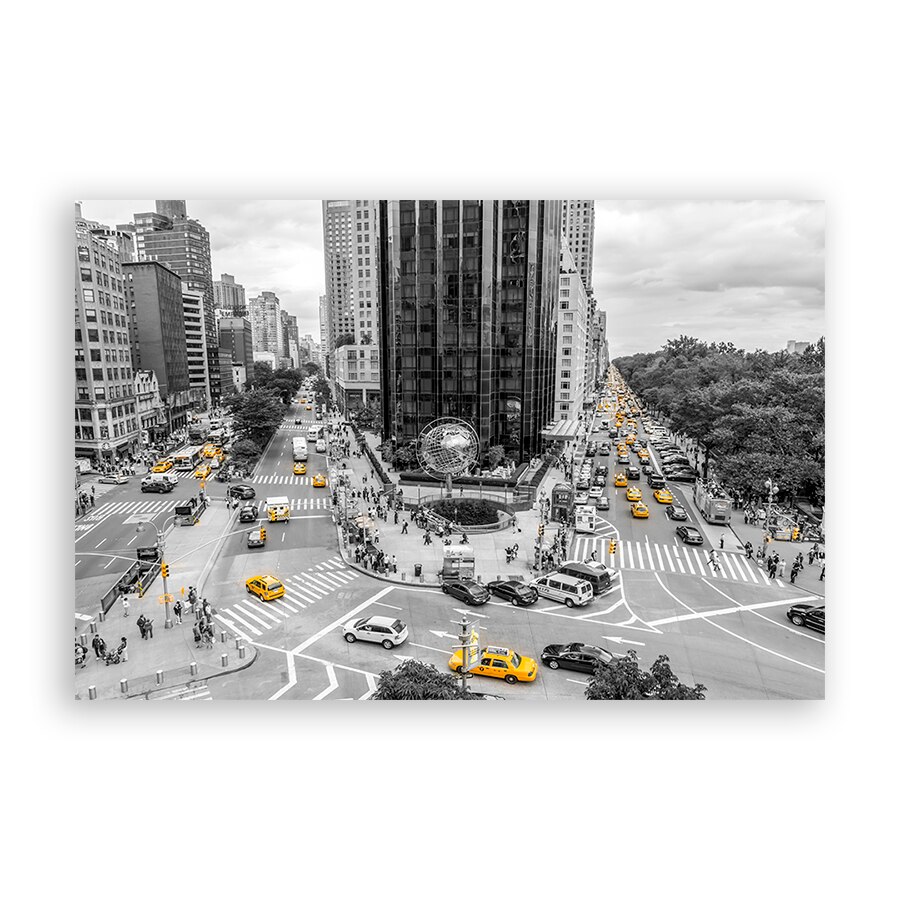 Tablou Canvas - Taxi, Central Park, Manhattan, New York, 60 x 80 cm
