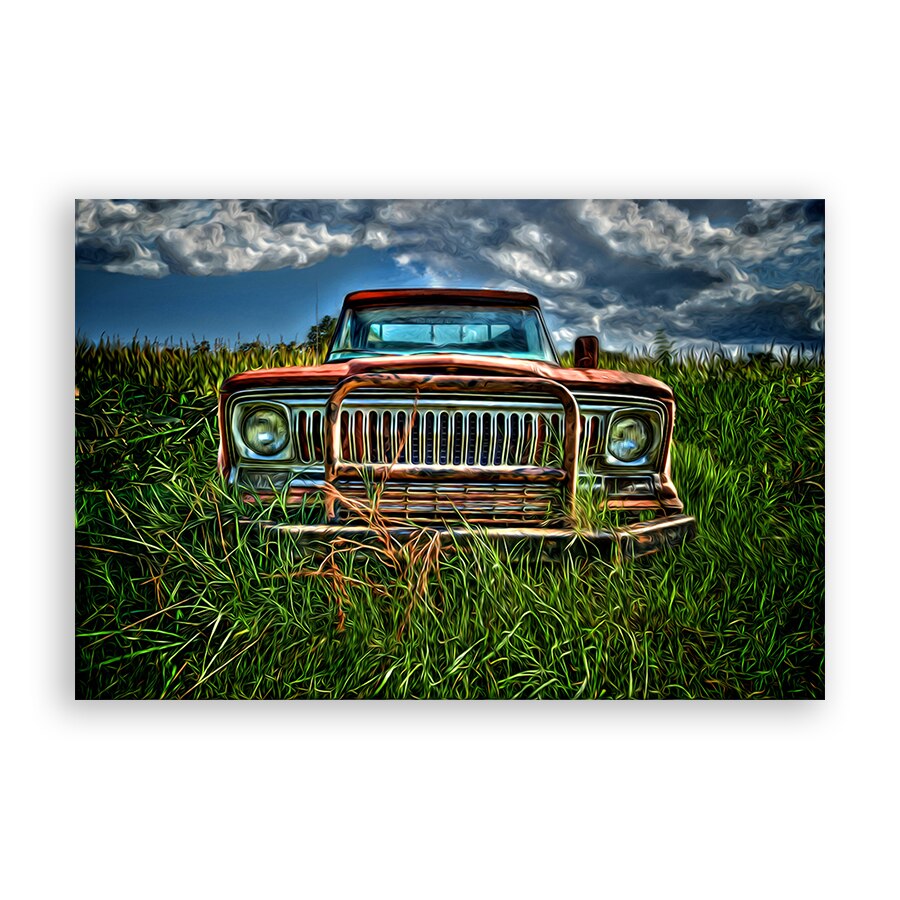 Tablou Canvas - Masina, Offroad, Oldtimer, 60 x 90 cm