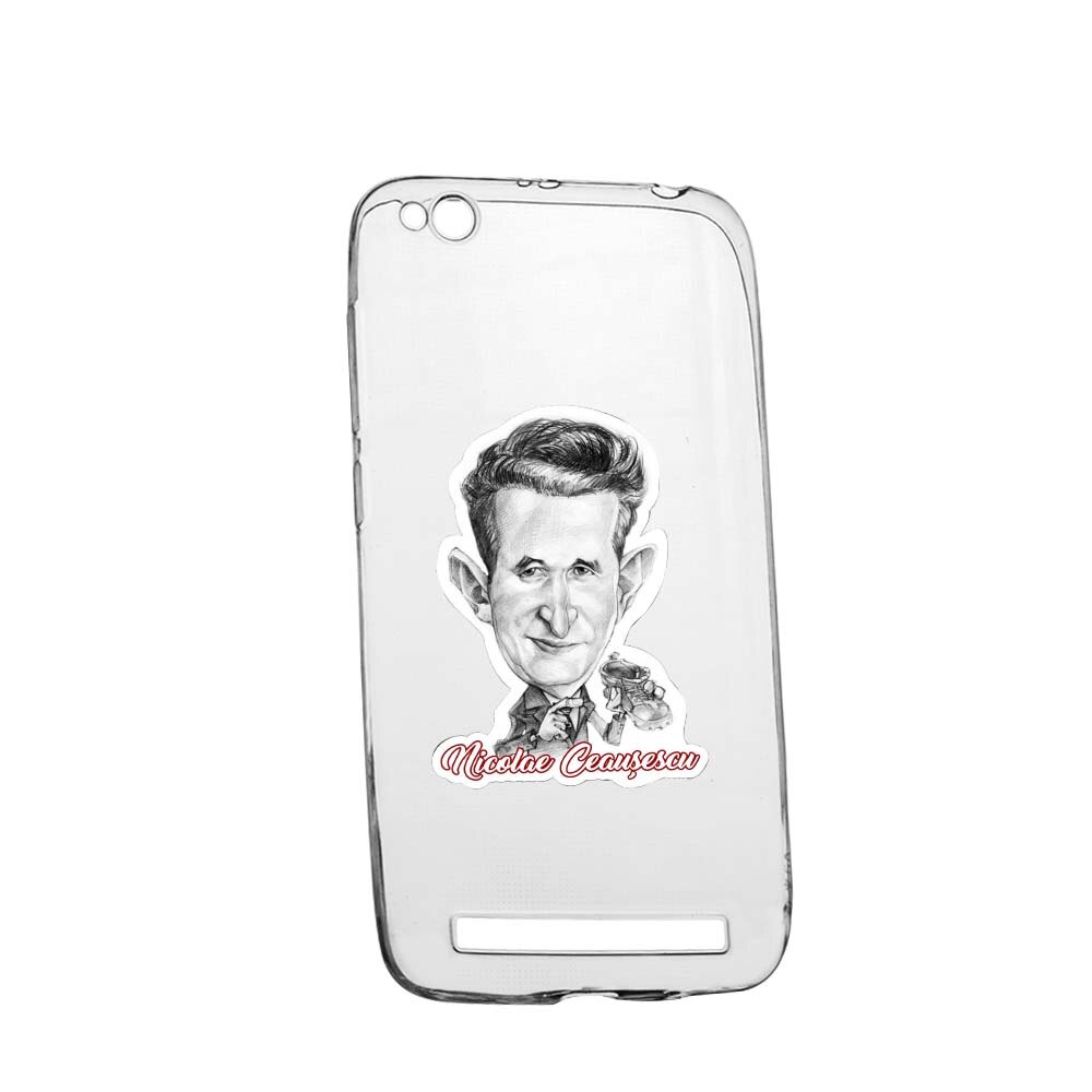 Husa de protectie Ceausescu pentru Xiaomi Redmi 4A, rezistenta la uzura, anti-alunecare, din silicon Premium, 222