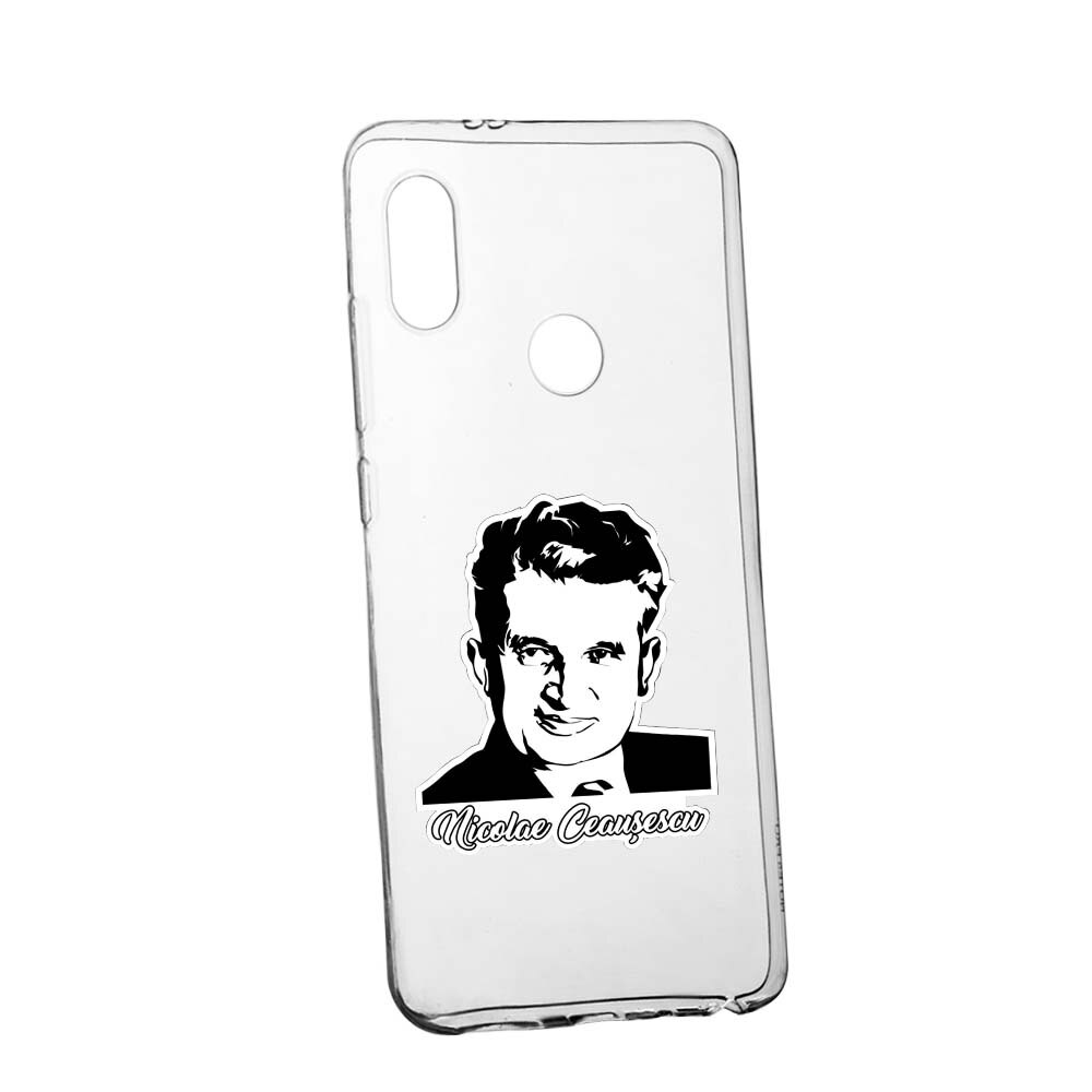 Husa de protectie Ceausescu pentru Xiaomi Mi8, rezistenta la uzura, anti-alunecare, din silicon Premium, 223