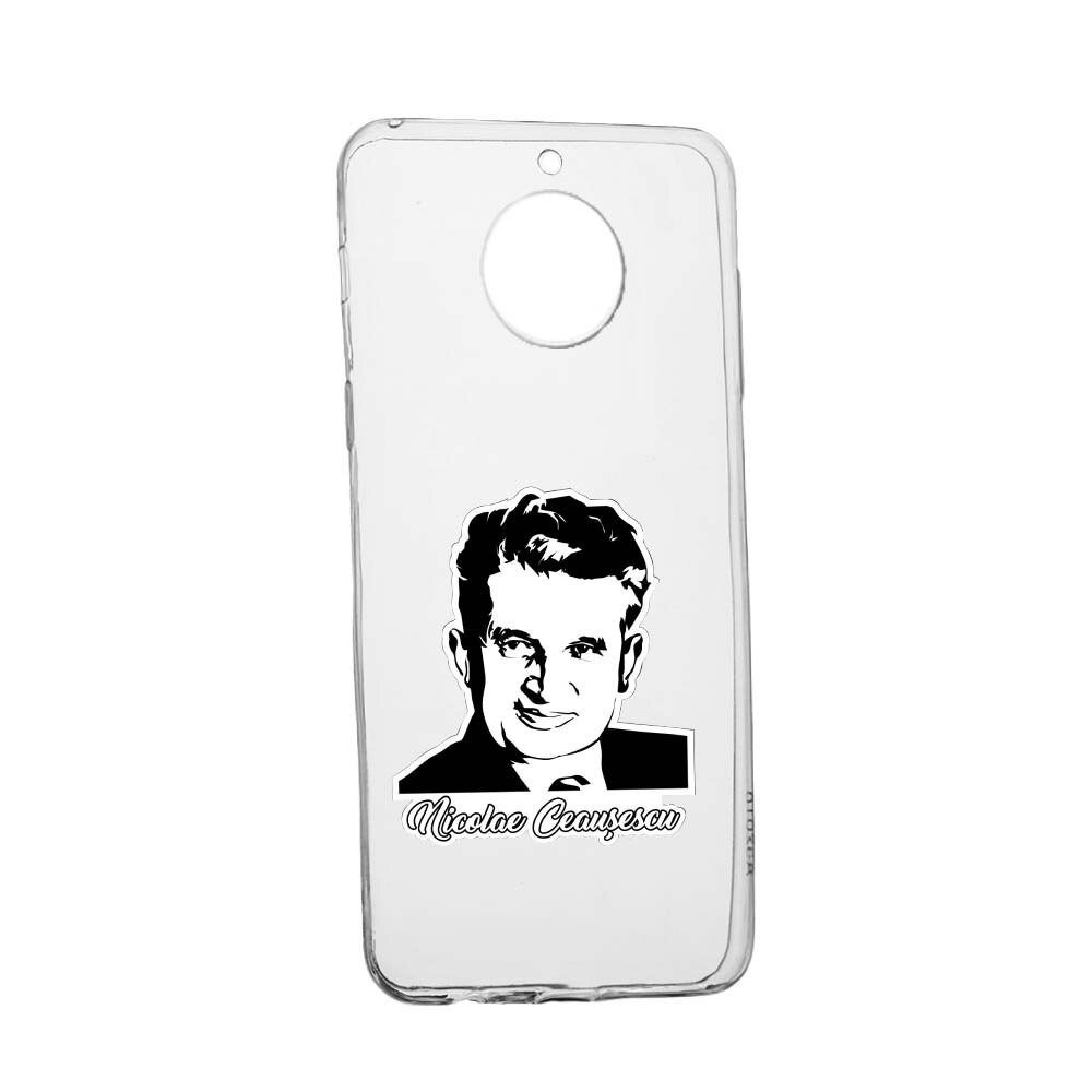 Husa de protectie Ceausescu pentru Motorola MOTO G5, rezistenta la uzura, anti-alunecare, din silicon Premium, 223