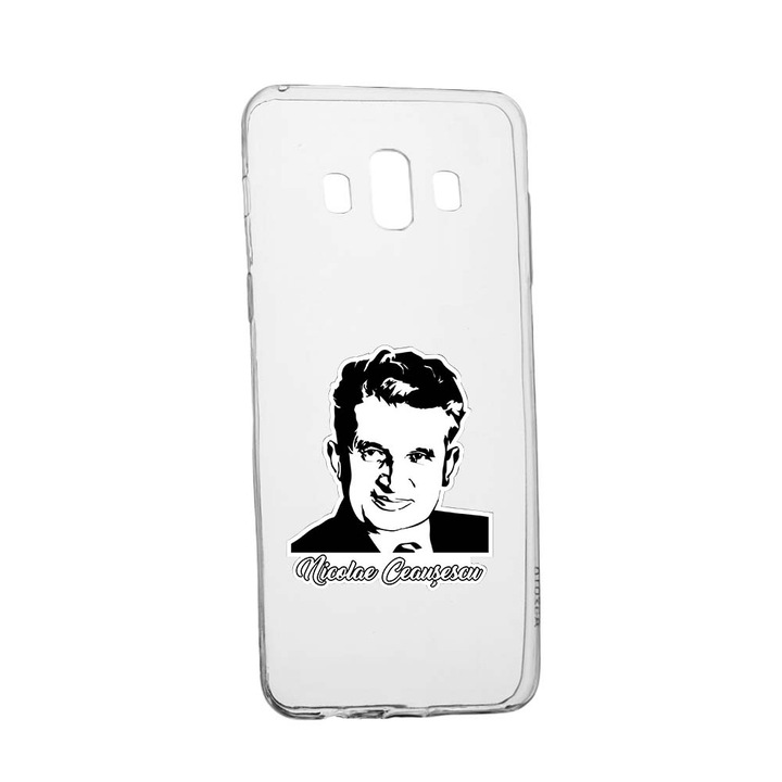 Husa de protectie Ceausescu pentru Samsung Galaxy J6 Plus 2018, rezistenta la uzura, anti-alunecare, din silicon Premium, 223