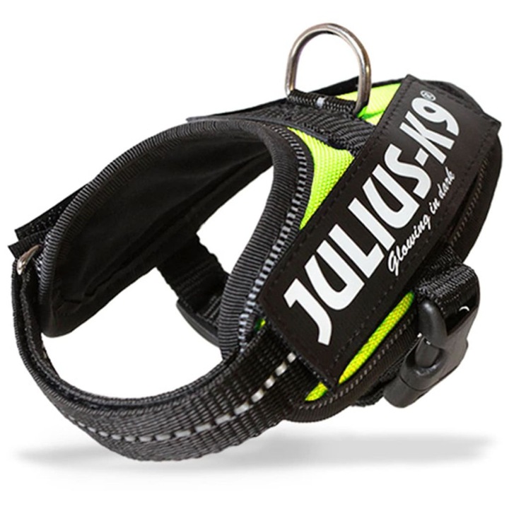 Julius K9 Julius 16IDC-NE-B1 K9 IDC Power hám bébi 1 méret neon zöld