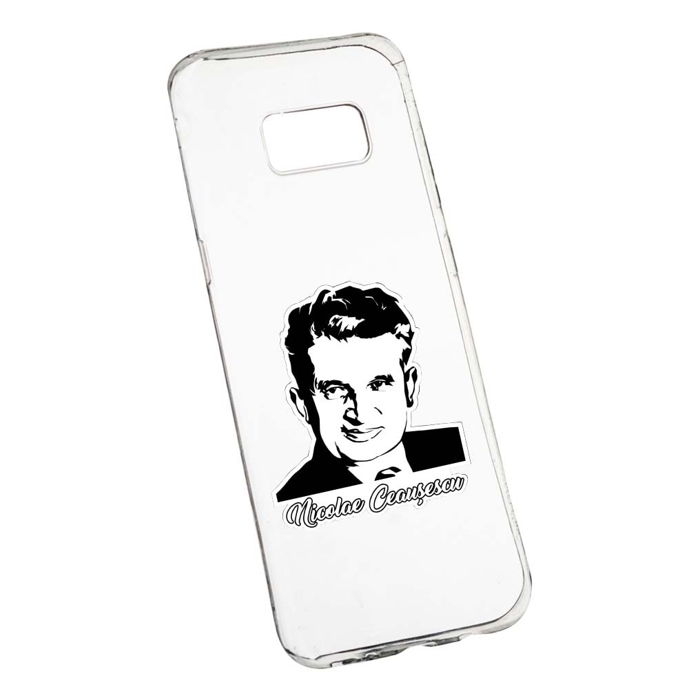 Husa de protectie Ceausescu pentru Samsung Galaxy S8 Plus, rezistenta la uzura, anti-alunecare, din silicon Premium, 223