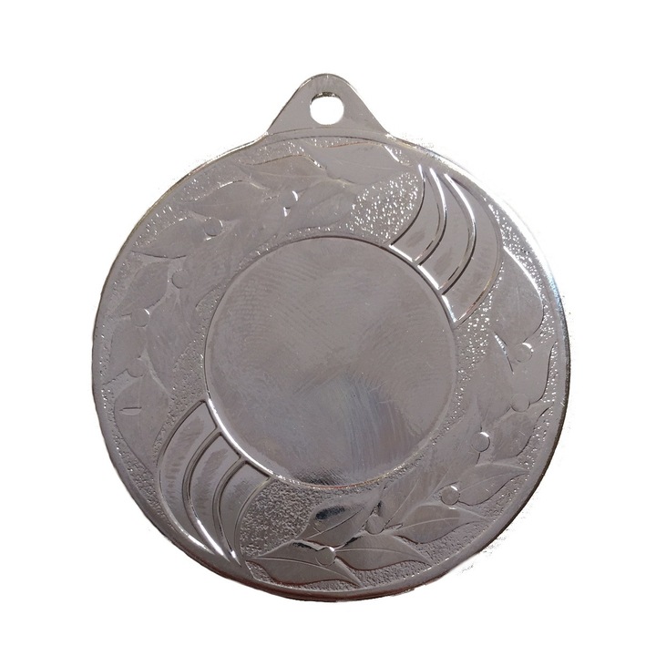 Medalie Argintiu cu 50 mm diametru