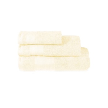 Set 3 prosoape baie, Red mountain, din bumbac egiptean, culoare alb/crem, 600 g/mp Set 3 prosoape baie, Red mountain, din bumbac egiptean, culoare alb/crem, 600 g/mp