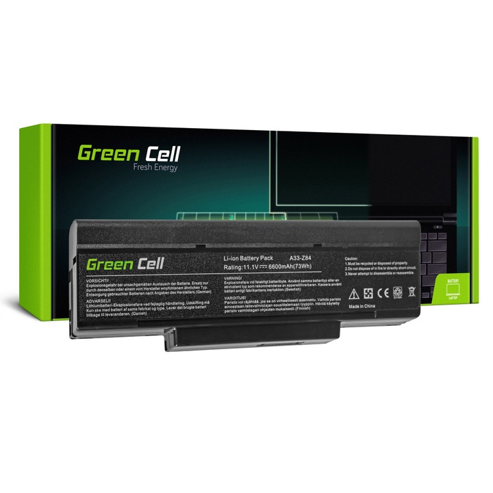 Baterie Laptop GREEN CELL Asus A32-Z94 SQU-718 A9 S9 S96 Z62 Z9 Z94 Z96 / 11,1V 6600mAh