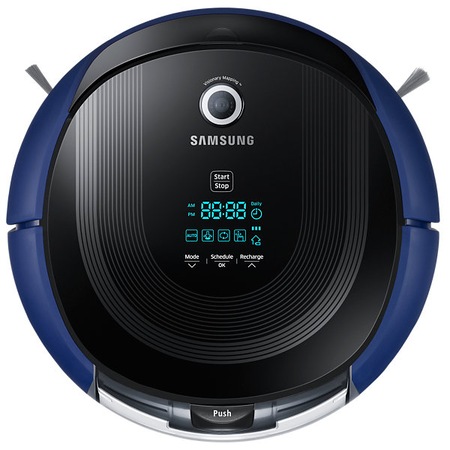 Robot de aspirare Samsung Visionary Mapping System, 0.6 l, 90 min, Negru/Albastru