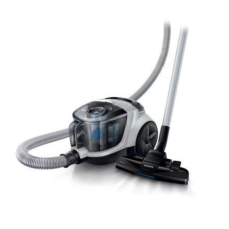 Aspirator fara sac Philips Power Pro Compact FC8476/92, 1.5 l, Tub telescopic metalic, 1500 W, EPA 10, Gri