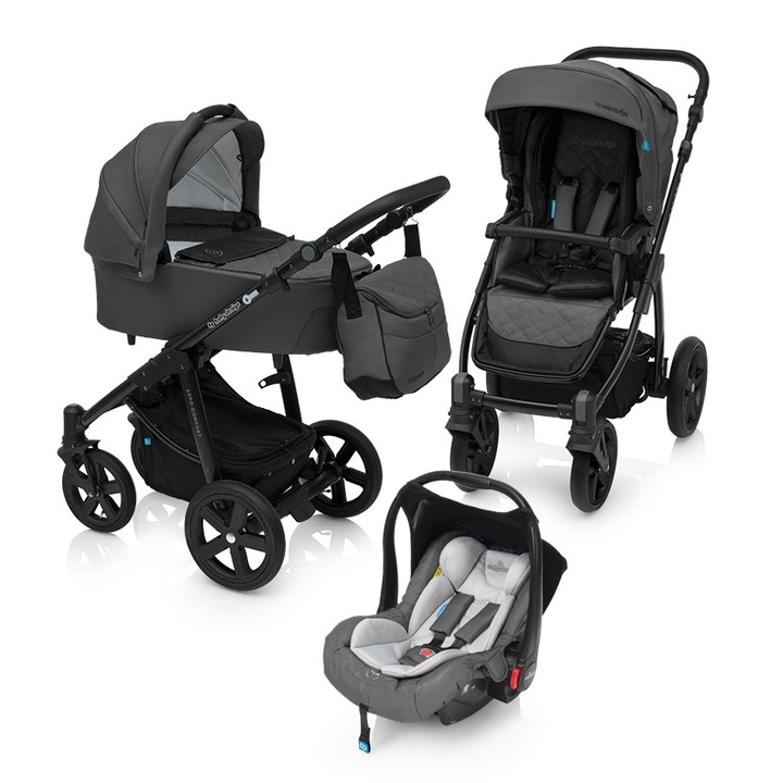 Baby Design Lupo Comfort 3:1 multifunkciós babakocsi - GRAPHITE18