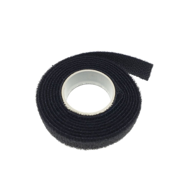 KAB Delock 18709 Hurkolható rögzítők, 1 m x 13 mm (H x Sz) tekercs, fekete (18709)