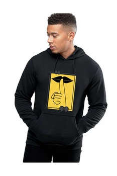 Hanorac Barbati Negru - Don`t Speak Hanorac Barbati Negru - Don`t Speak