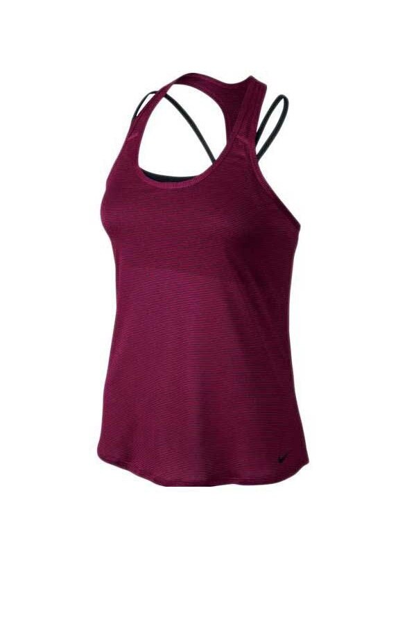 Top sport format din 2 piese, Nike Victory 2 in 1, Roz fuchsia, L