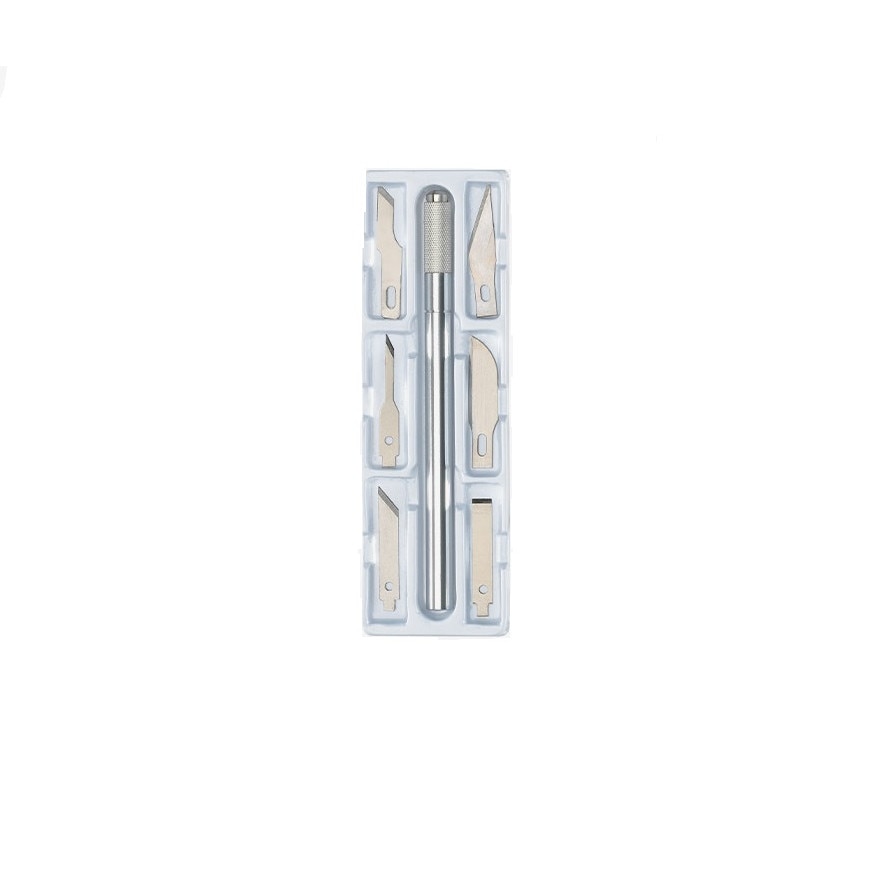 Set Cutite artizanat Ecobra de precizie cu 7 piese