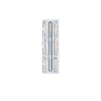 Set Cutite artizanat Ecobra de precizie cu 7 piese Set Cutite artizanat Ecobra de precizie cu 7 piese