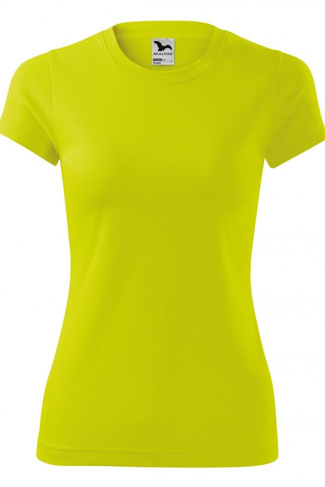 Tricou pentru dama Fantasy, Galben neon