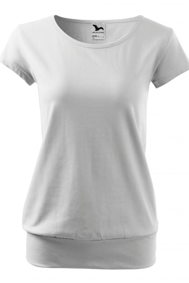 Tricou pentru dama City, Alb