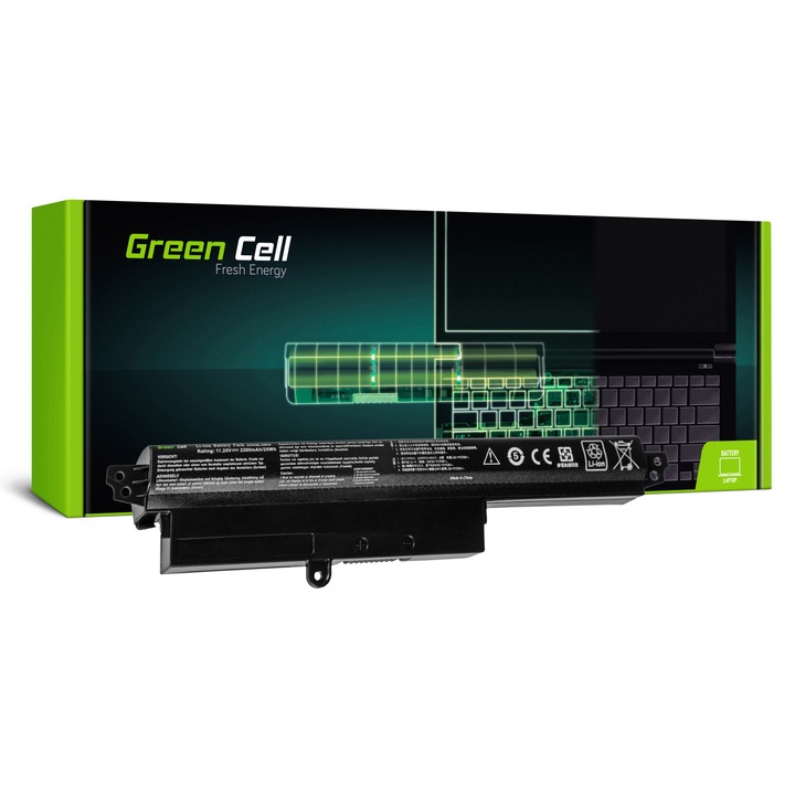 Батерия за лаптоп Green Cell, A31N1302, За Asus X200 / X200C / X200CA / X200L / X200LA / X200M / X200MA / K200MA, VivoBook F200 / F200C