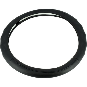 Husa volan imitatie piele iMK, Marimea M, 37-38 cm, Negru Husa volan imitatie piele iMK, Marimea M, 37-38 cm, Negru